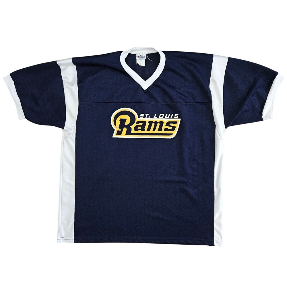 Vintage Majestic St. Louis‎ Rams NFL Jersey Shirt (Mens 3XL) Made In USA Y2K